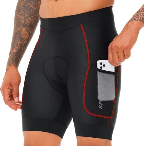 Men’s Bike Shorts 4D Padded Cycling Bicycle Road Biking Mountain Riding UPF 50+ Cycle Shorts in Saudi Arabia