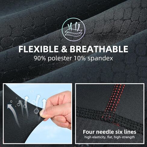 Men’s Bike Shorts 4D Padded Cycling Bicycle Road Biking Mountain Riding UPF 50+ Cycle Shorts in Saudi Arabia
