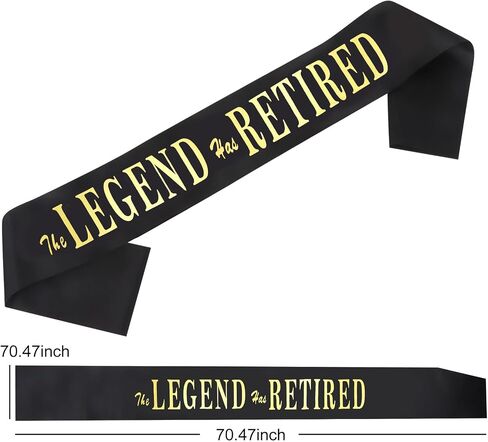 Semato Retirement Party Decorations for Men Retired Sash and Crown Kit for Men Happy Retirement Gifts for Men in Saudi Arabia