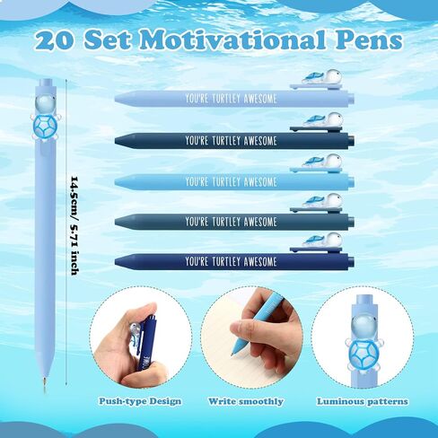20 Sets Emotional Support Graduation Gifts Bulk Positive Graduation Party Favors Employee Appreciation Gifts for Teachers Students Staff Nurse Mother(Classic,Sea Turtles) in Kuwait