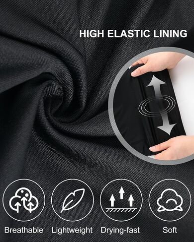 Sureio 6 PCS MEN 2 في 1 تمرين يدير شورتات صالة رياضية 5 "الرياضية الرياضية مع شورتات الجافة السريعة مع حلقة منشفة الجيوب in Kuwait