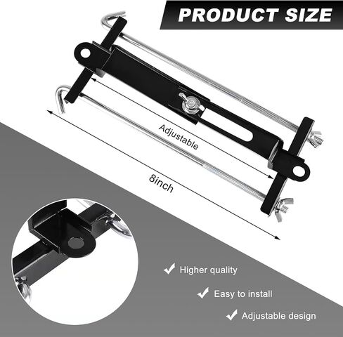 Adjustable Battery Hold Down Bracket, Universal Car Battery Tie Down Holder with J Blot, High Strength Battery Crossbar Auto Battery Fixing Holder for Car SUV Truck (10.63 inches) in Saudi Arabia