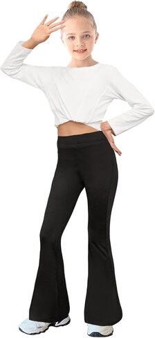 WSPLYSPJY Women's Print Stretch Bell Bottom Flare Palazzo Pants Trousers in Saudi Arabia