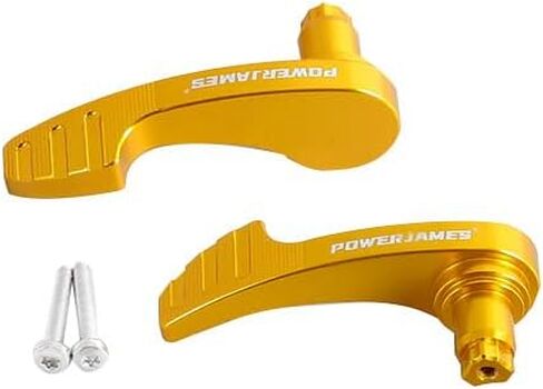 POWER JAMES Gold CNC Aluminum Saddlebag Saddle Bag Lid Handle Kit Fits for Harley Davidson 2014-2024 Touring FLHX FLTR FLHXSE FLTRSE (Gold) in Saudi Arabia