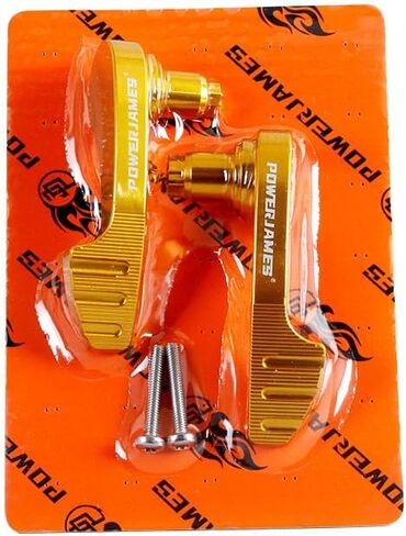 POWER JAMES Gold CNC Aluminum Saddlebag Saddle Bag Lid Handle Kit Fits for Harley Davidson 2014-2024 Touring FLHX FLTR FLHXSE FLTRSE (Gold) in Saudi Arabia