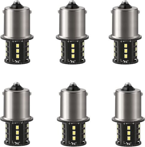 Everbright 1156 BA15S CAR CAR TULD LIGNBLB 1003 7506 1141 18SMD 2016 LED LED for tail RV Camper Trunk Lights ، Green ، Pack of 6 in Kuwait