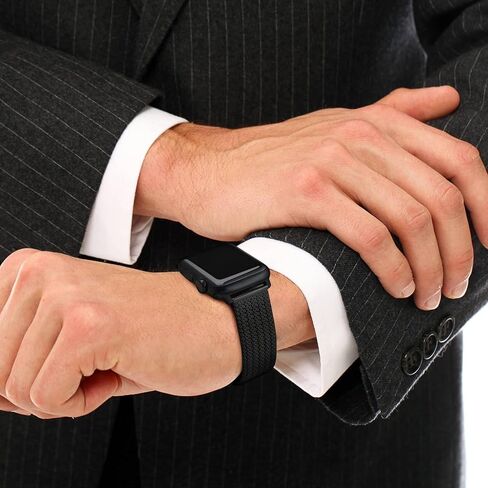 WOCCI Elite Metal Watch Band for Women and Men, Mesh Woven, 316L Stainless Steel, Quick Release, Upgraded Fold Clasp, Strap Width 14mm 16mm 18mm 20mm 22mm in Kuwait