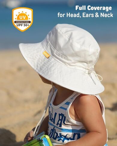 FURTALK Baby Toddler Sun Hat for Boy Girl Summer Bucket Hat Kids Sun Protection Beach Hat in Saudi Arabia