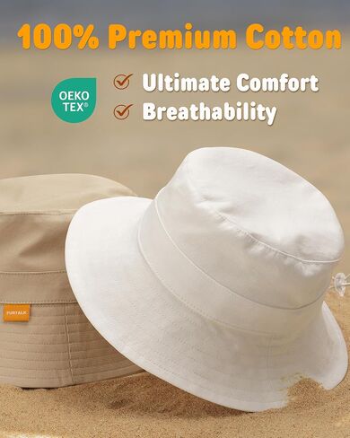 FURTALK Baby Toddler Sun Hat for Boy Girl Summer Bucket Hat Kids Sun Protection Beach Hat in Saudi Arabia