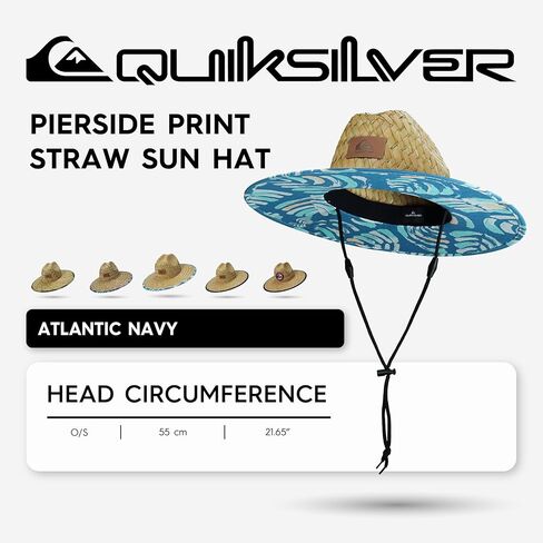 Quiksilver Boys 'Pierside Pierside Print Straw Sun Hat in Saudi Arabia