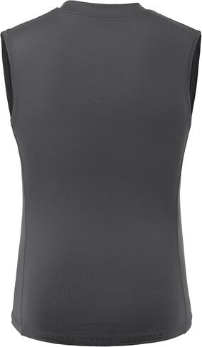 Boys Compression Shirt,Youth Sleeveless Athletic Tank Tops,Football Undershirt Wicking Sport Kids in Kuwait