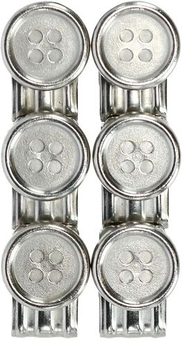 Trafalgar No Sew Moveable Button End Brace Clips (Set of 6) in Saudi Arabia