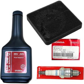 Genuine Tune Up Kit for Honda WX15 WX15t Water Pump and GXH50 Engine Inlude Genuine Air filter 17211-ZM7-000 Genuine Motor Oil and Spark plug 98056-55777 CR5HSB
