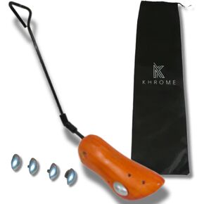 khrome boot stipter مع مقابض قابلة للتعديل ، مقبض خشبي ، ونقالة حذاء معدني للمعادن للرجال والأحذية النسائية