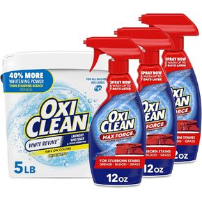 OxiClean White Revive Laundry Whitener and Stain Remover Powder, 3 lb