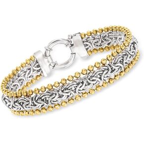 Ross-Simons Byzantine Beaded-Edge Bracelet