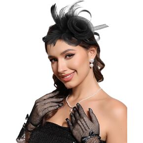 Fascinators Hats for Women Tea Party Headband Kentucky Derby Hats Cocktail Wedding Headwear Headband for Women and Girls