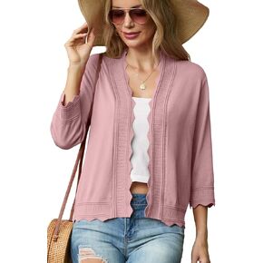 Grecerelle Women's 2025 3/4 Sleeve Light Weight Summer Summer Sourd