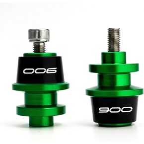 MOWOK Fit for Kawasaki Z900 Z900RS Z900SE Z 900 RS SE 2017-2025 Motorcycle Accessories M8 Swingarm Spools Sliders Swing Arm Paddock Stand Screws (Red)