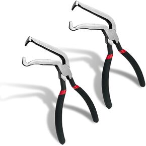 37960 Electrical Disconnect Pliers,8in Automotive Electrical Connector Pliers for Push Tab Style Plugs,Straight Head Black in Kuwait