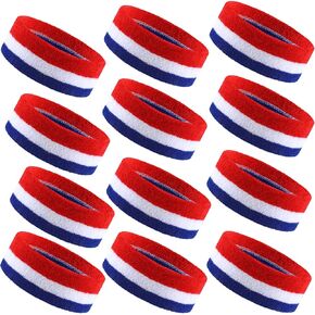 Deekin 12 PCS عرق العرق عصابة عقال العقال للعقال والنساء لينة الفتل المرنة Hairband Sports Tennis ، كرة السلة ، الجري ، العمل ، صالة الألعاب الرياضية