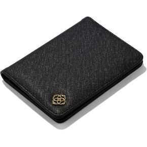 Kendra Scott Passport Holder, Black Leather