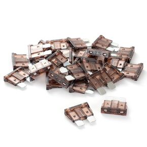 (25pcs) 2 أمبير الصمامات القياسية للسيارة ، 2A فتيل السيارات (ATO/ATC) ، فتيل شفرة للسيارة/RV/شاحنة/سيارات الدفع الرباعي/دراجة نارية/قارب