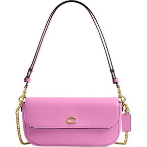 Coach Brook Flap Chain Bag, B4/Fuschia