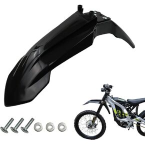 LINGQI RACING Modified Upgrade Front Fender for SURRON SUR RON Light bee (BLACK)