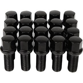 Scitoo 20pcs 14 × 1.5 براغي العروة الممتدة شانك 40 مم بشكل عام 64 ملم مقعد الأزرار العجلة محفوظات مناسبة ل A1 A3 A4 A6 A7 A8 Q3 Q5 Q7 R8 RS3 RS4 RS5 RS6