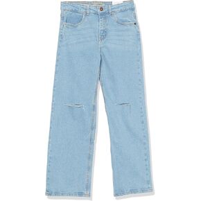 Lucky Brand Girls' High Waist Wide-Leg Stretch Denim Jean