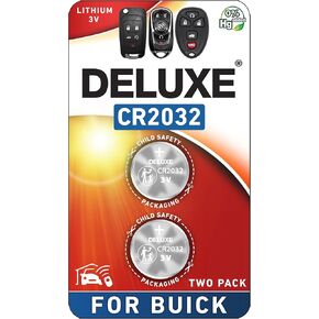 Key Fob Replacement Batteries for Buick (Encore Enclave Lacrosse Regal Envision Verano Envista Cascada Lucerne Rendezvous) Remote Fob (Pack of 2) (Check Fitment Guide)