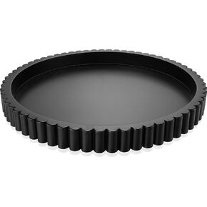 Handmade 12in Decorative Tray for Coffee Table Tray Decor, Black Wooden Decorative Round Tray for Kitchen, Living Room, Home Decor