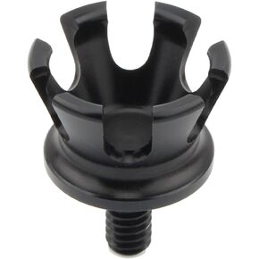 Seat Bolt Screw 1/4"-20 Thread Crown Seat Nut Aluminum for Harley 1996-2024 Sportster 883 1200 Touring Road King Street Glide Dyna Street Bob Softail Fat Boy Wide Glide (Silver) in Kuwait