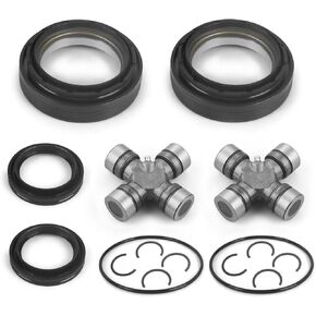 Front Axle Seal U Joints Kit & Inner Knuckle Oil Seal & hub O-Rings,Compatible with Ford F250 F350 F450 F550 Super Duty 1998-2004