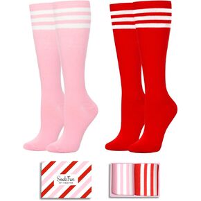 Kids Soccer Socks - Boys Girls Baseball Softball Knee High Socks