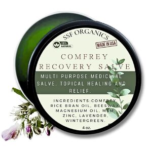 مرهمات comfrey العضوية لشفاء العظام - مركزة الفائقة جميع الأهداف الطبية الطبية العشبية القائمة على - للعلاج المفاصل/العضلات والحالات الجلدية. (4 أوقيات.)