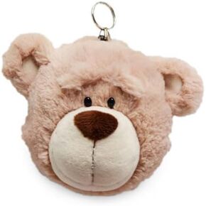 شكل مرور CASE BEAR PUCK POUCH CUST أنيقة بطاقة الكلب الكلب المحشو لعبة نيمي ، بيج