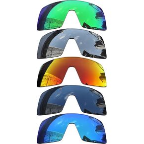 Acefrog 5 Pieces Polarized Replacement Lenses for Oakley Sutro OO9406 Sunglasses, Perfectly Fit, Shatterproof, Anti-scratch, Value Pack