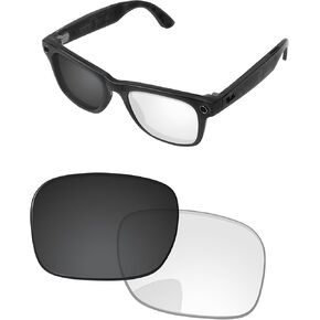 العدسات البديلة المتوافقة مع Ray-Ban Meta RW4006 50mms Sunglass Eclipse رمادي ضوئي غير مستقطب