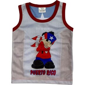 Puerto Rico Flag Boy Tanktop