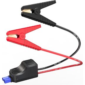 Smart Jumper Cables for 12V Portabale Car Jump Starter, Automotive Jump Starter Booster Clamp Cables with 8WAG Line