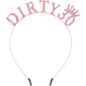 30th Birthday Decorations for Her Dirty 30 Birthday Headband Tiara Queen Crown 30th Birthday Gifts