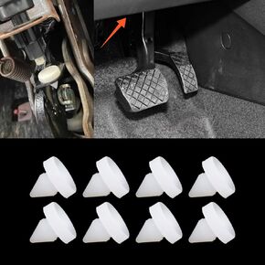 8pcs Brake Switch Stopper, Car Brake Pedal Stop Pad Replacement 46505-SA5-000, Car Accessories Automotive Clutch Pedal Stopper Replacement for Accord Honda CR-V CRX Crosstour Element S2000