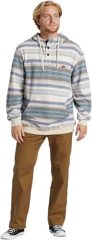 Billabong Men's Rancho Henley Pullover Hooded Flannel in Kuwait