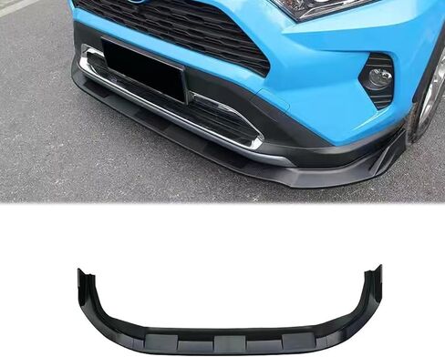 Front Bumper Lip for Toyota RAV4 2019 2020 2021 2022 Front Lip Lower Chin Spoiler Splitter 3PC Matte Black in Kuwait