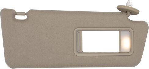 NHILES DRIVER SIDE SIDE SIDE SUN POSOR يناسب تويوتا تاكوما 2005-2015 SUNSHADE مع الضوء 7432004210B0 اللون الرمادي in Kuwait