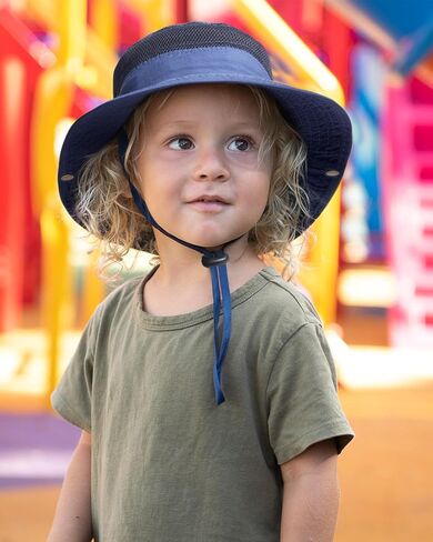 Camptrace Toddler Kids Sun Hat UPF 50+ Wide Brim Bucket Hat Outdoor Baby Beach Hat for Boys Girls 2-13 Years in Kuwait