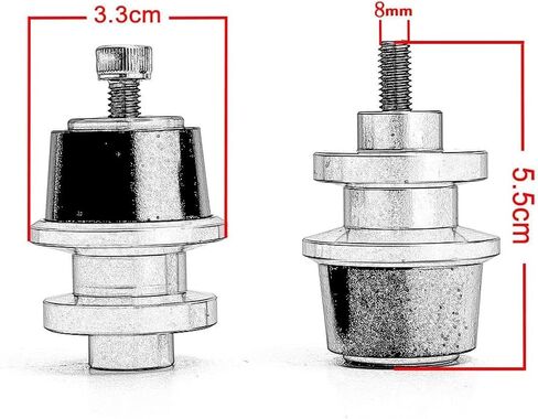 MOWOK Fit for Kawasaki Z900 Z900RS Z900SE Z 900 RS SE 2017-2025 Motorcycle Accessories M8 Swingarm Spools Sliders Swing Arm Paddock Stand Screws (Red) in Saudi Arabia