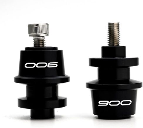 MOWOK Fit for Kawasaki Z900 Z900RS Z900SE Z 900 RS SE 2017-2025 Motorcycle Accessories M8 Swingarm Spools Sliders Swing Arm Paddock Stand Screws (Red) in Saudi Arabia